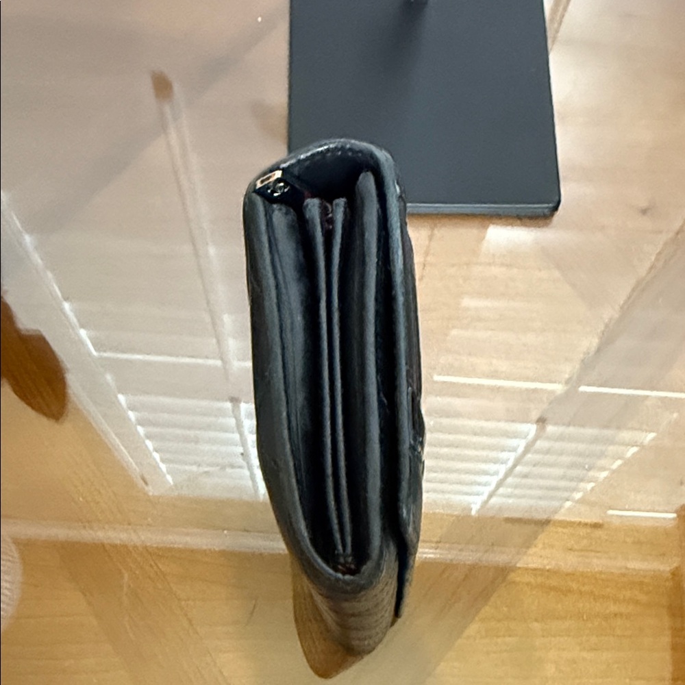 Chanel Cambon Black Lambskin Bifold Wallet - Picture 6 of 16